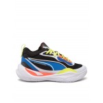 Puma 387353-04 Playmaker Jr Sneakers Black/Blue/Yellow